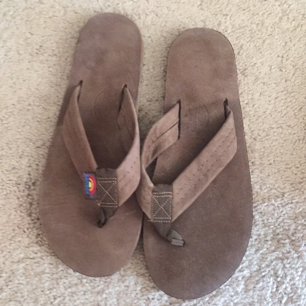 Rainbow Leather Sandals- never worn!